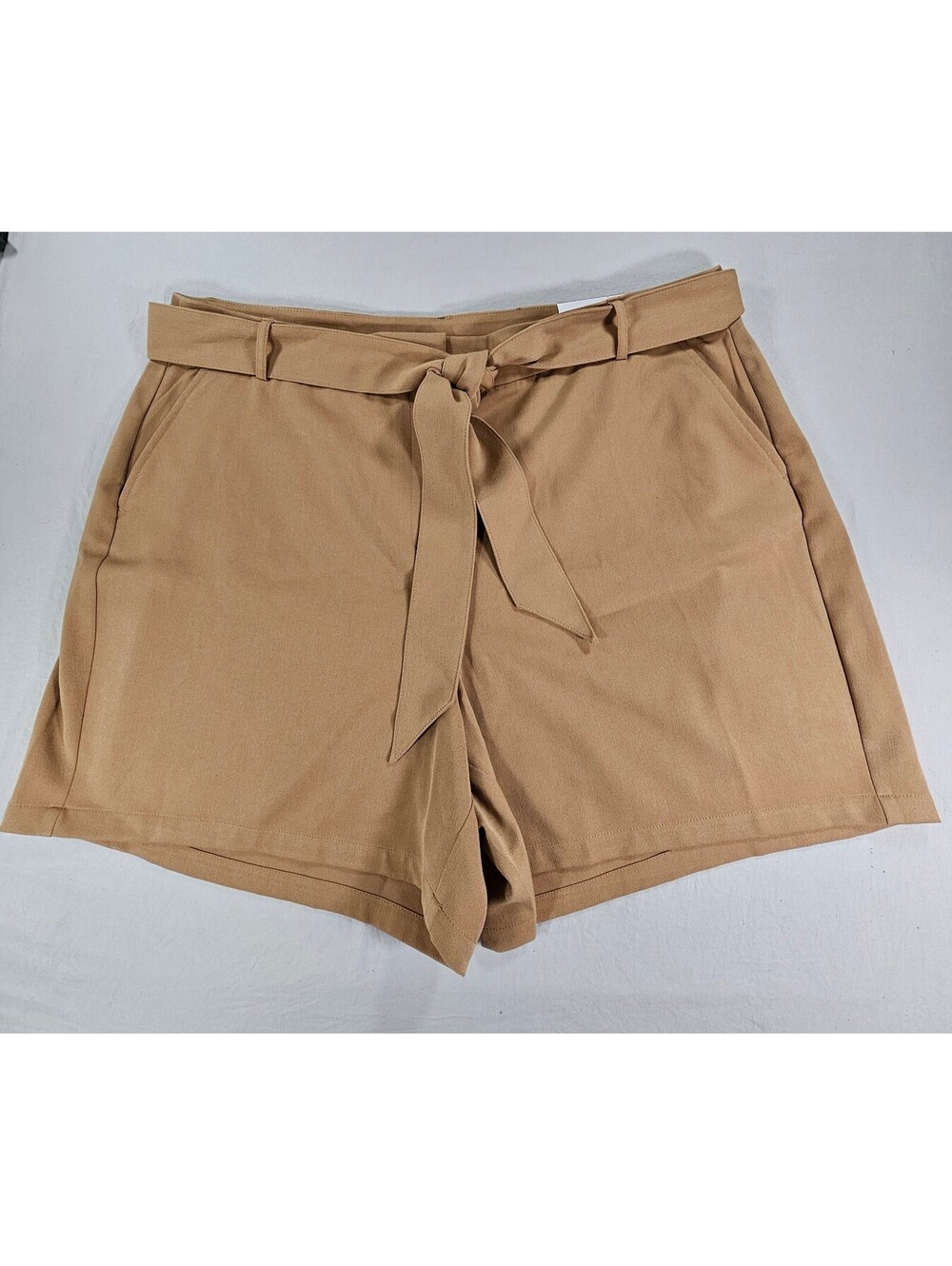 Lane Bryant 'The Perfect Drape' Mid-Rise Shorts, Size 20, Tan NWT